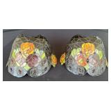 Stain glass, modern wall lights