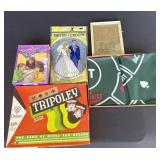 Vintage games/bride and groom wedding topper