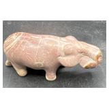 Hippopotamus figurine 4 inch long