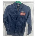 Vintage Plymouth, locomotives, ladies, jacket