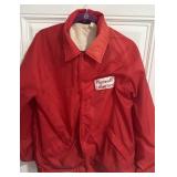 Vintage Plymouth logo motive jacket wear on the
