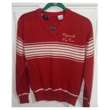 Vintage Plymouth, Ohio big red sweater
