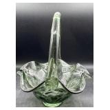 Fenton strawberry glass basket