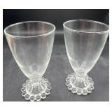 Imperial candlewick glasses