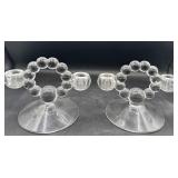 Imperial candlewick candleholders