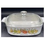 Corning ware 1 quart dish with lid