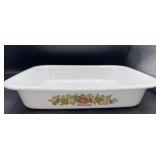 Corning ware, large baking dish, 14 inches wide