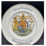 Queen Elizabeth Silver Jubilee dinner plate