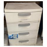 4 drawer plastic cabinet