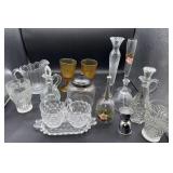 Collectible glassware box lot Fostoria cream&