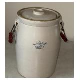 3 gallon primitive butter churn crock
