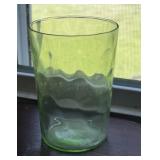 Green depression glass