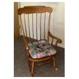 Wooden rocking chair