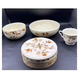 Hall jewel tea tin / bowls