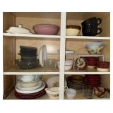 Huge amount of kitchen dishes/bowls