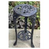 Cast iron plant stand