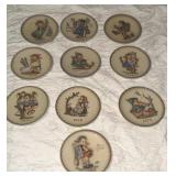 Goebel 1971-1980 Hummel plate set