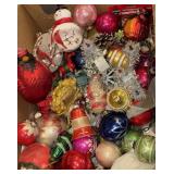 Vintage Christmas ornaments glass/cardinal