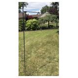Outdoor flower hook/flag holder