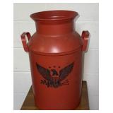 Plastic milk can