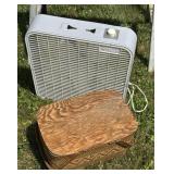 Fan and picnic basket