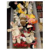 Large amount of TY beanie babies