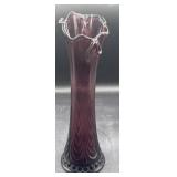 MCM purple swung vase 11'