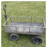 Metal wagon needs new tube for front wheel