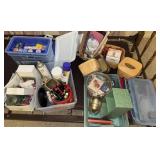 Large amount of crafting supplies/tubs