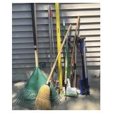 Gardening tools/broom/cleaner