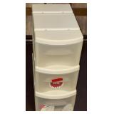 Plastic drawers