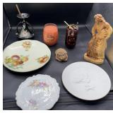 Candle collectors plates, ruby red anniversary,