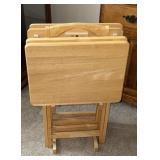 Wooden TV trays