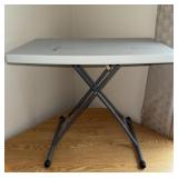 Small fold up plastic table