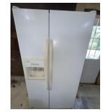 Garage Kenmore side-by-side refrigerator/freezer