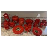 Waechtersbach Germany Christmas dish set