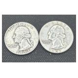 1953/1957 silver Washington quarters