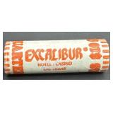 Excalibur hotel/casino Las Vegas $20 roll