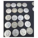 Twenty Eisenhower one dollar coins