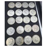 Twenty Eisenhower one dollar coins