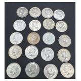 Twenty Eisenhower one dollar coins