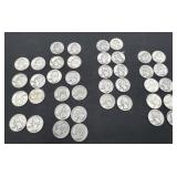 40 silver Washington quarters