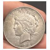 1923 Peace dollar