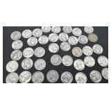 40 silver Washington quarters