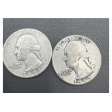 1953/1965 silver Washington quarters