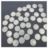 40 buffalo nickels