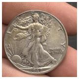 1942 walking liberty half dollar