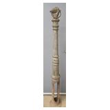 Full length Cast Iron Fist Hitching Post