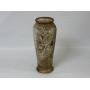 Antique Goofus Glass Vase w/ Birds & Flowers