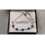Swarovski Crystals Silver Plated Bracelet w Box